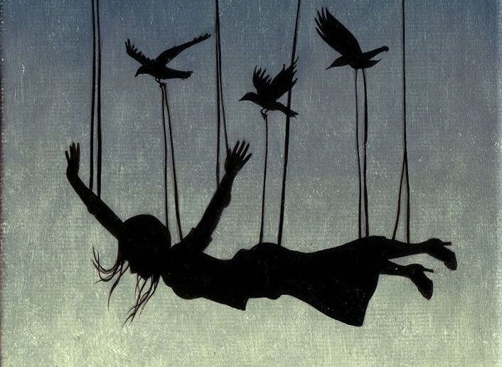 dziewczyna na sznurkach