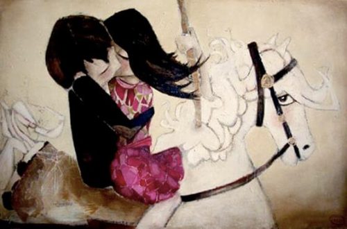 Pocałunek na białym koniu