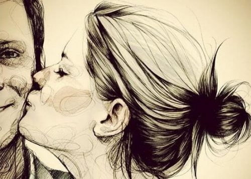 Pocałunek: szkic