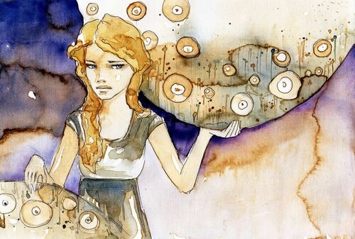 Kobieta podtrzymująca Ziemie