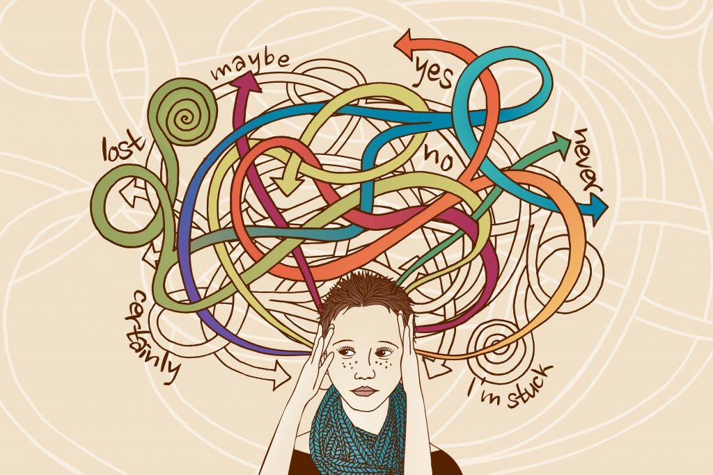 Zestresowana kobieta ma wiele opcji do wyboru