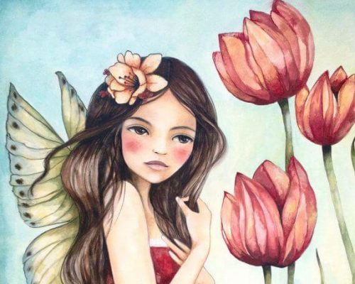 Dziewczyna z kwiatami