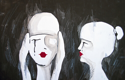 Dwie płaczące kobiety