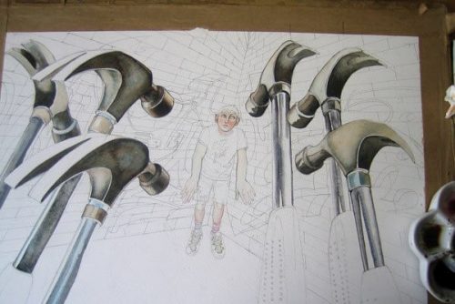 Młotki wymierzone w człowieka