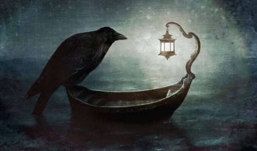 Kruk oznaczający śmierć