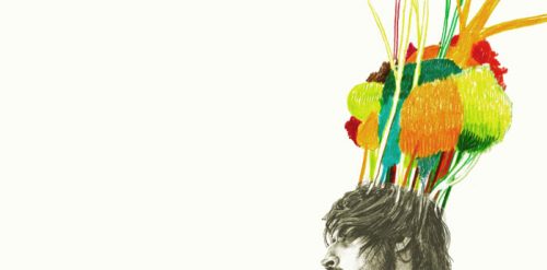 Mężczyzna z drzewem wyrastającym z głowy