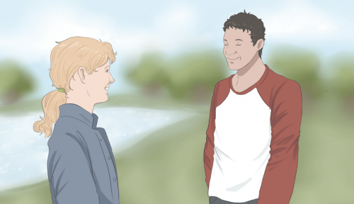 Przyjaciele rozmawiają