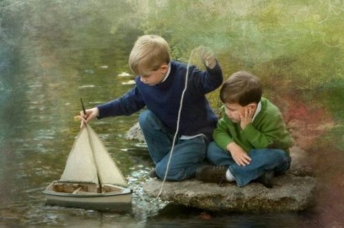 Dzieci nad wodą