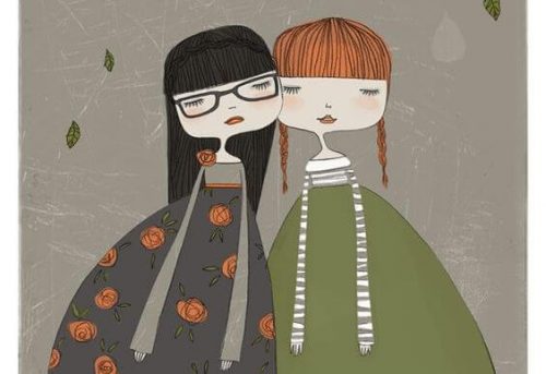 Siostry w sukienkach