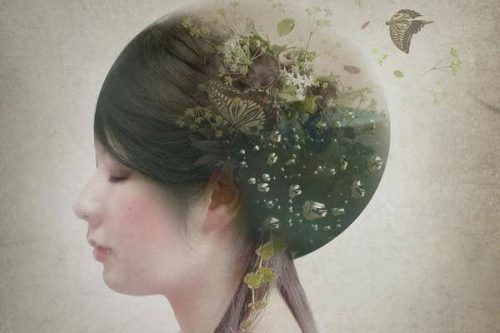 Głowa kobiety - toksyczne wpływy