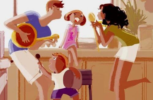 W tym domu hałasujemy, mówimy "przepraszam" i przytulamy się