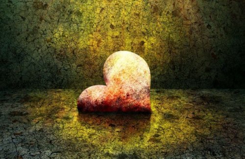 Serce w połowie spalone