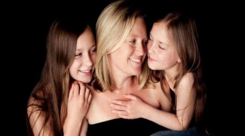 Mama i dwie córki - sesja zdjęciowa