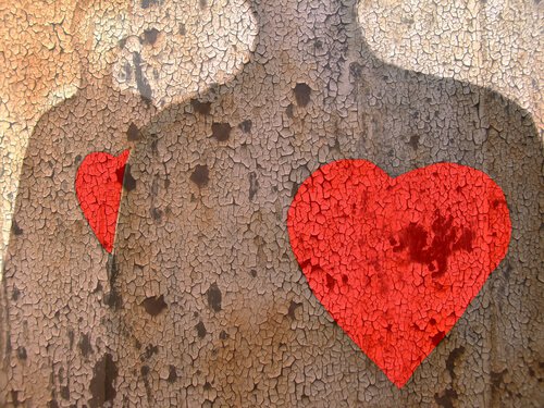 Miłość niemożliwa serca w kamieniu