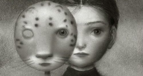 Dziewczyna z maską tygrysa