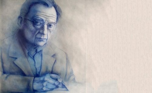 Erich Fromm - portret.