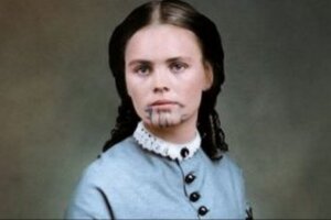 Olive Oatman, kobieta z niebieskim tatuażem