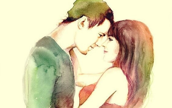 para patrząca sobie w oczy