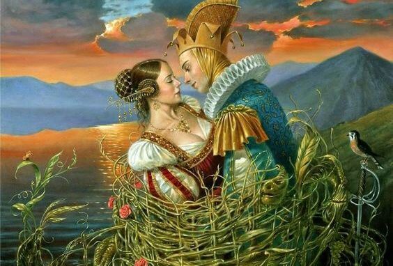 Książę i księżniczka.