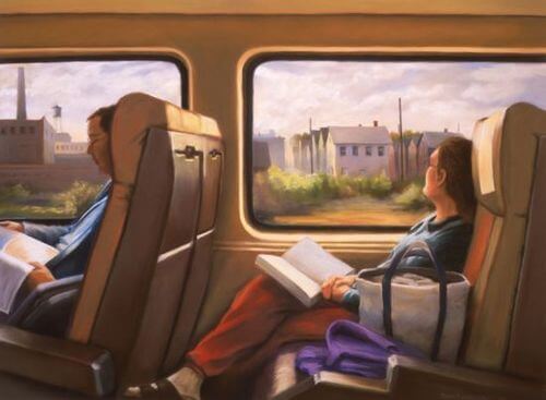 Czytanie w pociągu