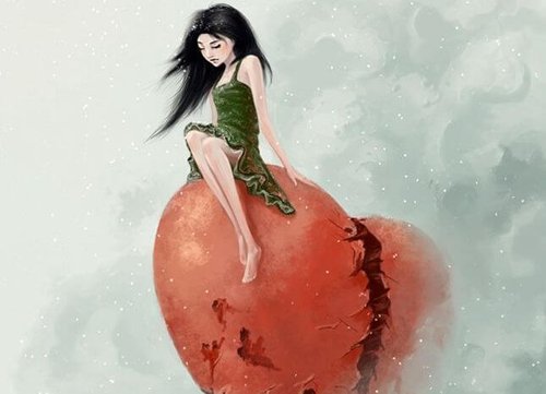 Dziewczyna - złamane serce