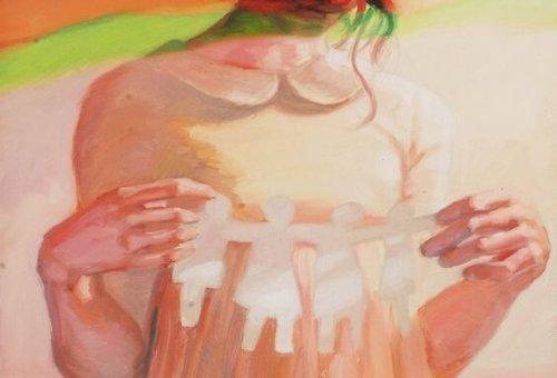 Lalki z papieru reprezentujące przysługi