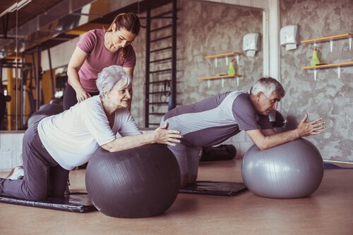 Pilates dla osób starszych.