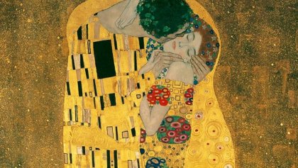 Pocałunek - obraz Klimta