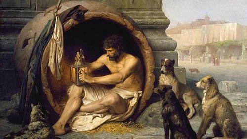 Diogenes w beczce