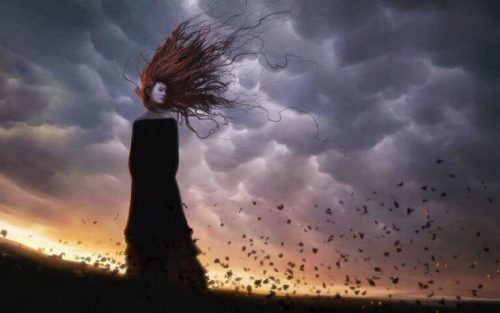 Kobieta reprezentująca poezję Alejandry Pizarnik