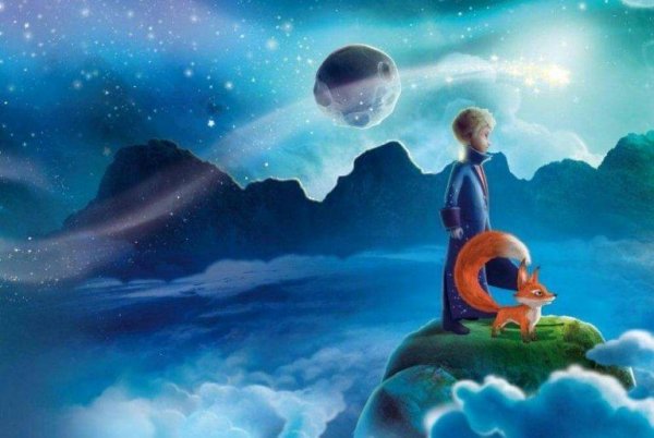 Mały Książę i lis.