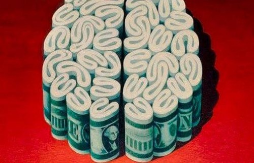 Mózg wykonany z pieniędzy