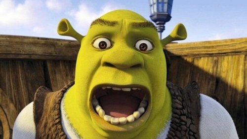 Wystraszony shrek