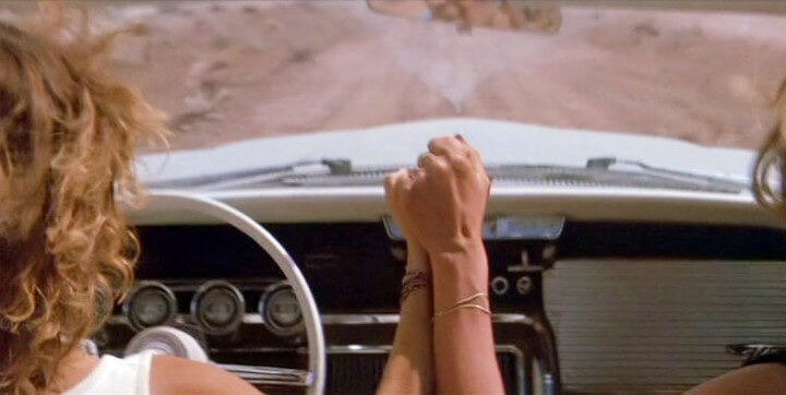 Ostatnia scena z filmu Thelma i Louise