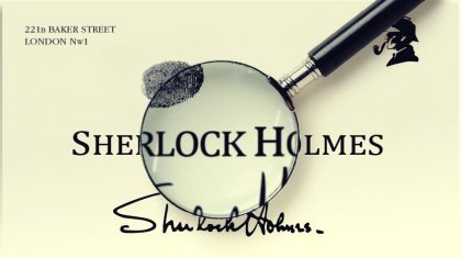 Sherlock Holmes - podpis