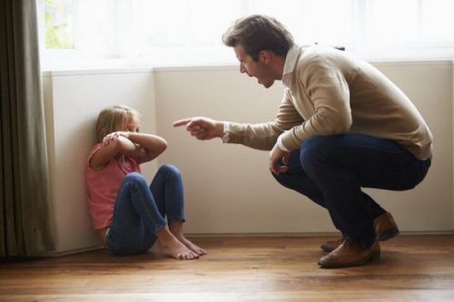 kara za złe zachowanie ojciec i córka