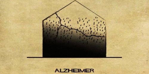 Zaburzenia psychiczne jako domy - alzheimer