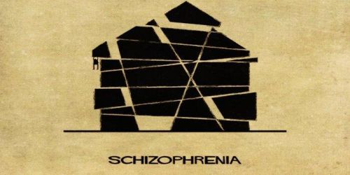 Zaburzenia psychiczne jako domy - schizofrenia