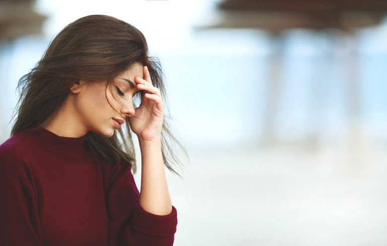 zestresowana kobieta