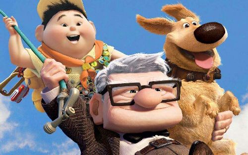 Klatka z filmu Up - starość i cele życiowe