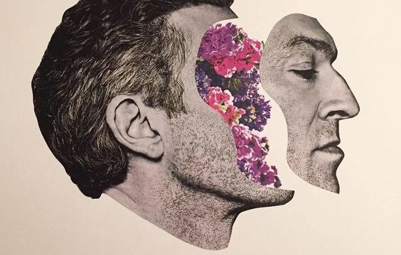 odłączona twarz mężczyzny