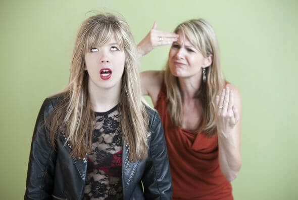 zbuntowana nastolatka