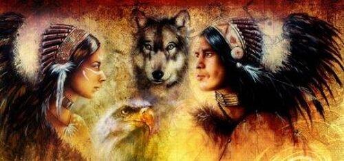Rdzenni Amerykanie i wilki