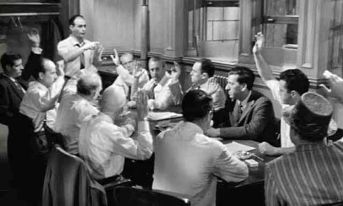 Dwunastu gniewnych ludzi - obrady