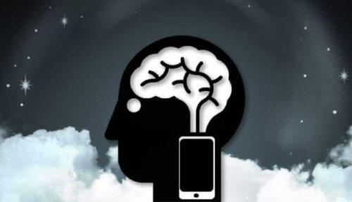 mózg z telefonem