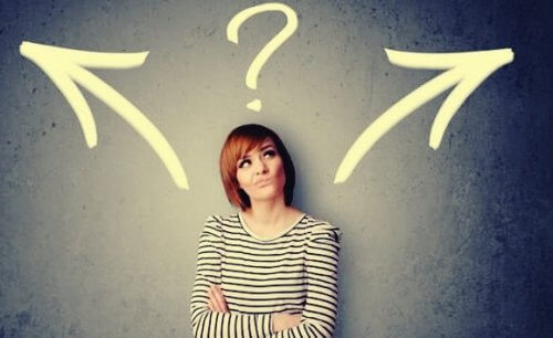 Niezdecydowana kobieta