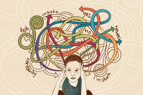 Przytłoczona kobieta - decyzje