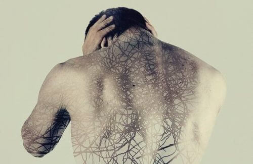 Mężczyzna martwi się - zespół koro