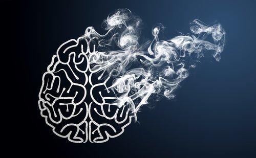 Mózg znikający w dymie