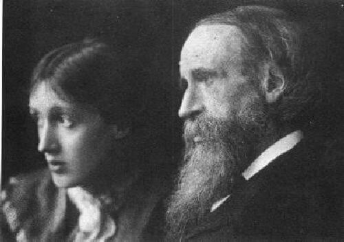 Virginia Woolf z ojcem